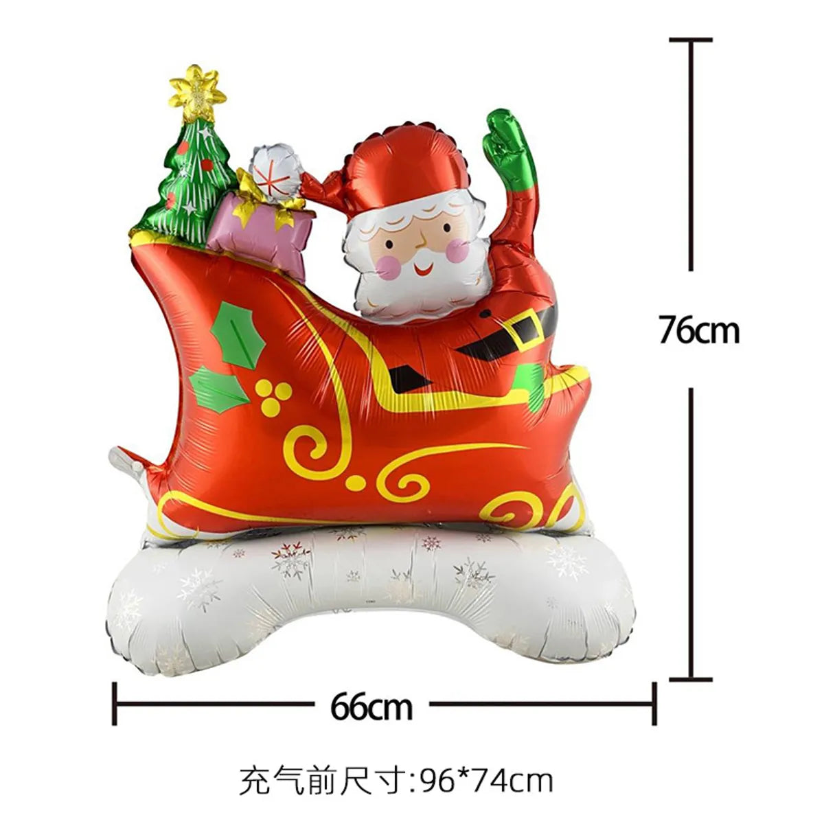 Christmas Christmas Tree Santa Claus Snowman Aluminum Film Party Balloon