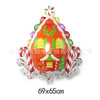 Christmas Christmas Tree Santa Claus Snowman Aluminum Film Party Balloon