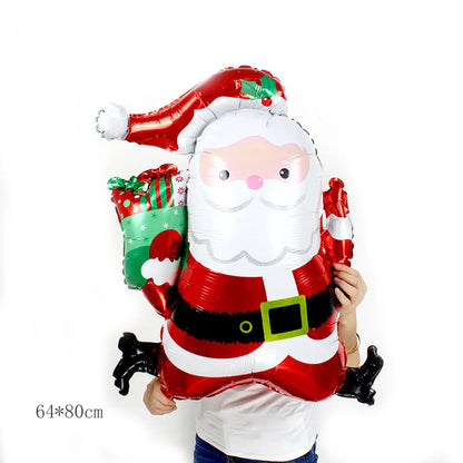 Christmas Christmas Tree Santa Claus Snowman Aluminum Film Party Balloon