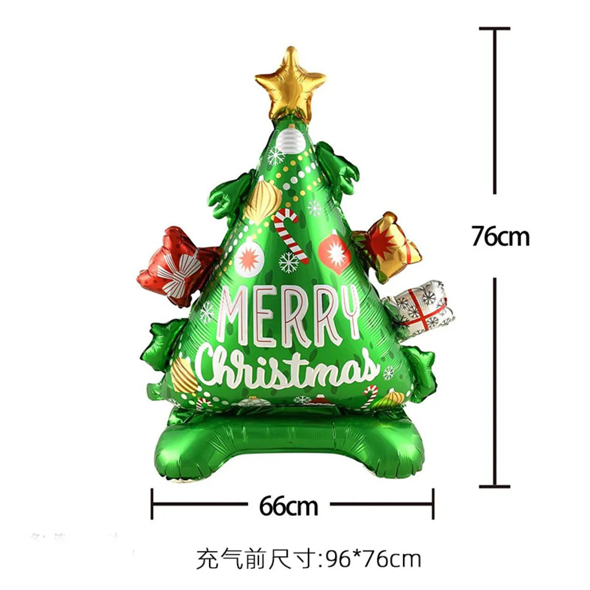 Christmas Christmas Tree Santa Claus Snowman Aluminum Film Party Balloon