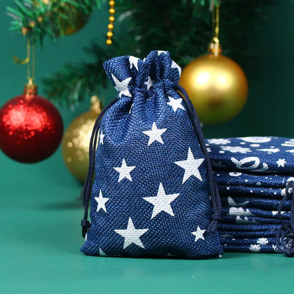 Christmas Christmas Tree Star Cloth Party Gift Bags