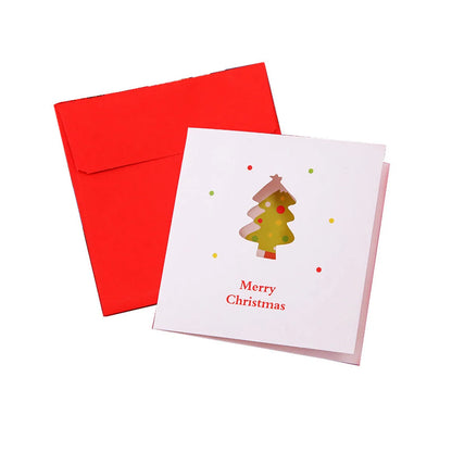 Christmas Christmas Tree Star Paper Party Card