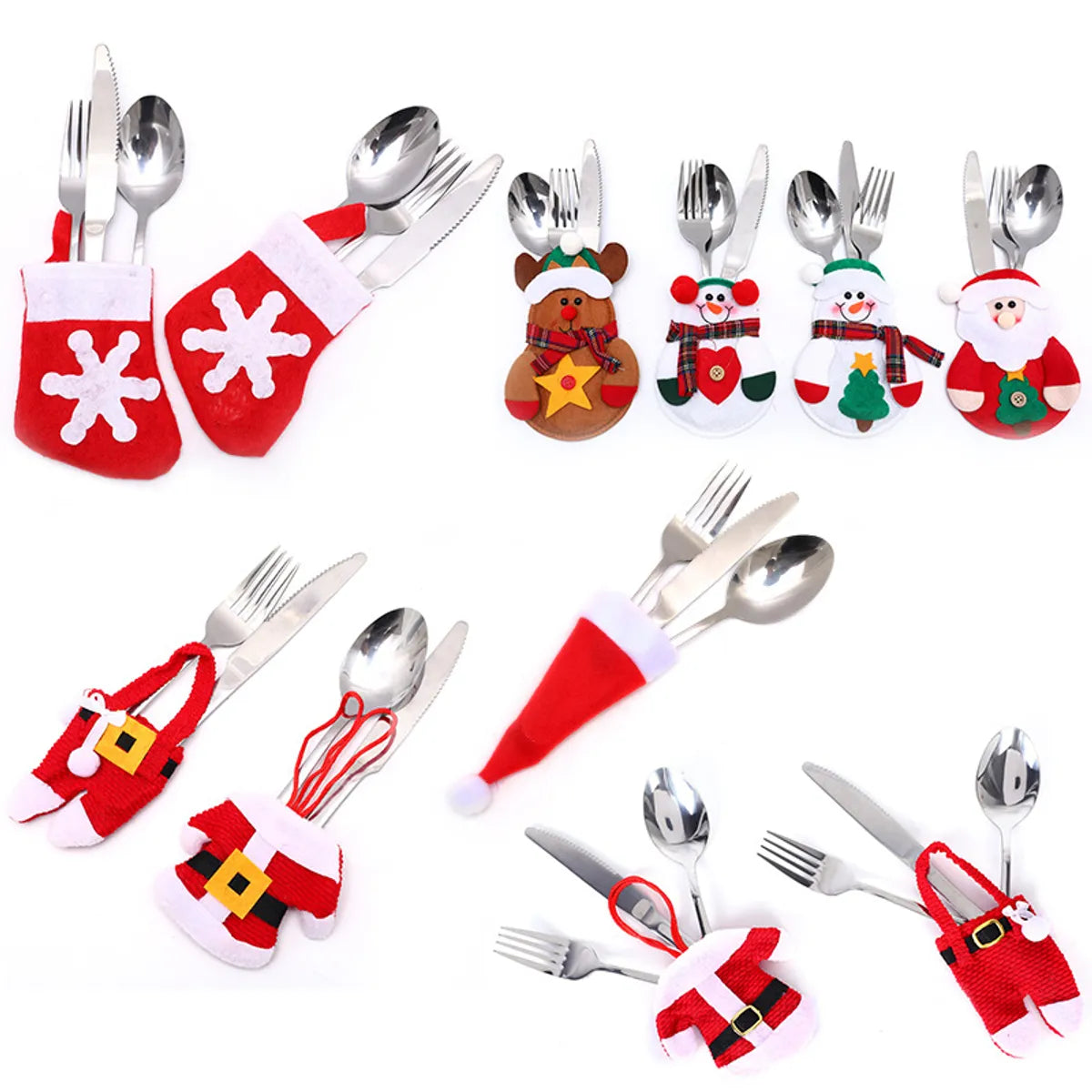 Christmas Clothes Pants Knife And Fork Set Christmas Supplies Ebay Amazon Christmas Cross-Border Monopoly