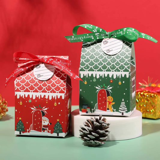 Christmas Color Block Banquet Party Candy Box