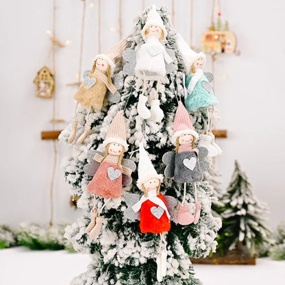 Christmas Cute Angel Cloth Party Hanging Ornaments