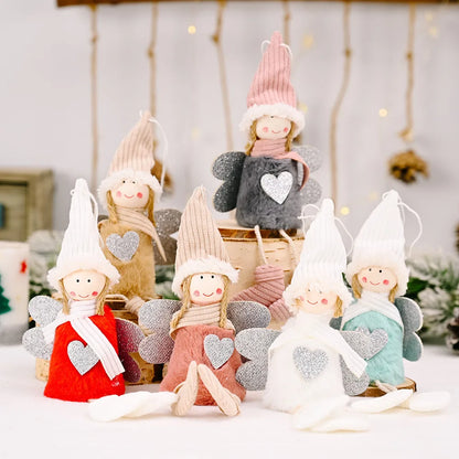 Christmas Cute Angel Cloth Party Hanging Ornaments