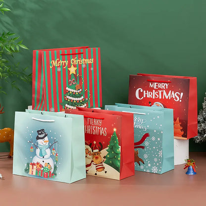 Christmas Cute Cartoon Paper Card Party Gift Bags