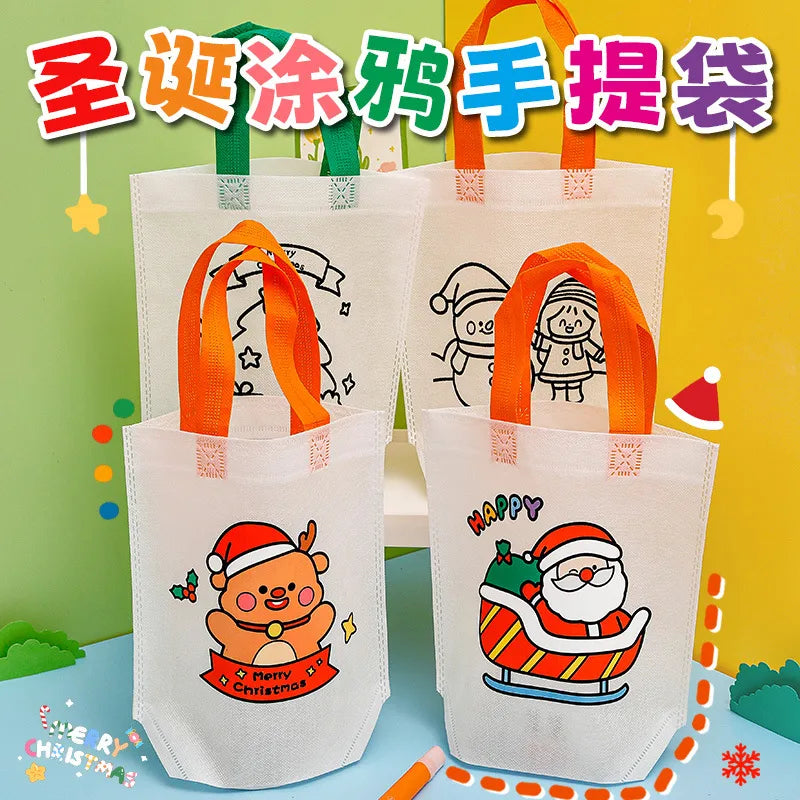 Christmas Cute Cartoon Plastic Paper Party Party Packs 1 Piece