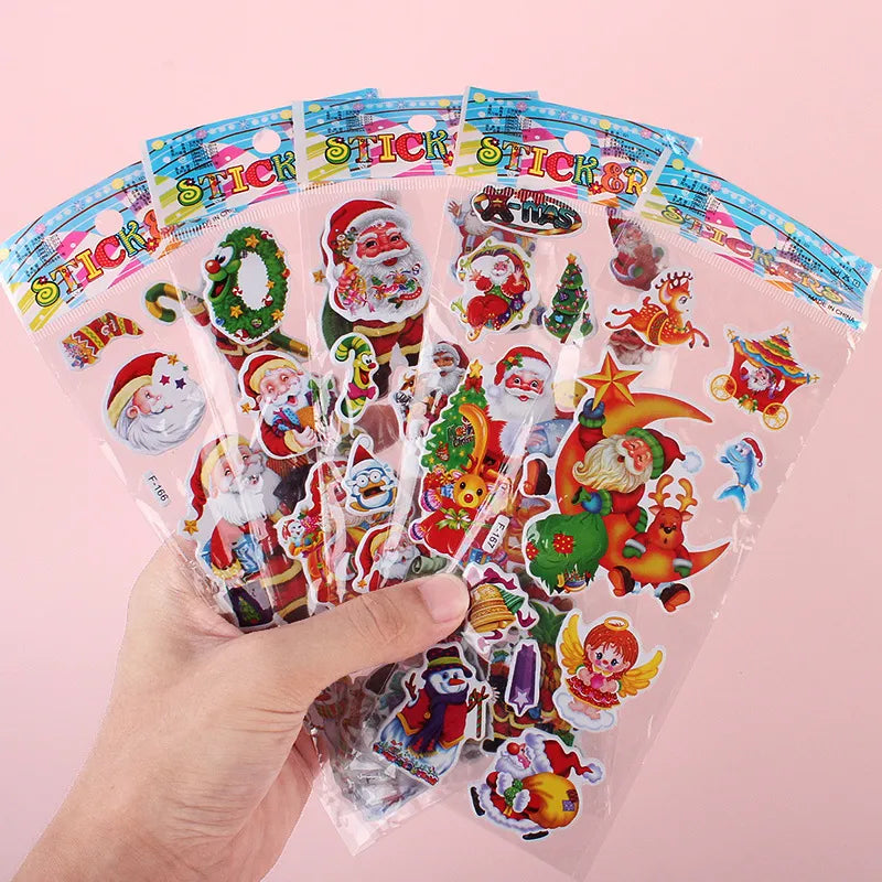 Christmas Cute Cartoon Plastic Paper Party Party Packs 1 Piece