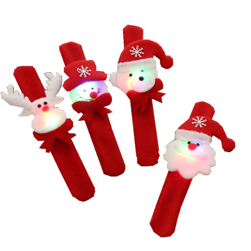 Christmas Cute Christmas Hat Santa Claus Cloth Daily Festival Wristband