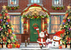 Christmas Cute Christmas House Christmas Tree Santa Claus