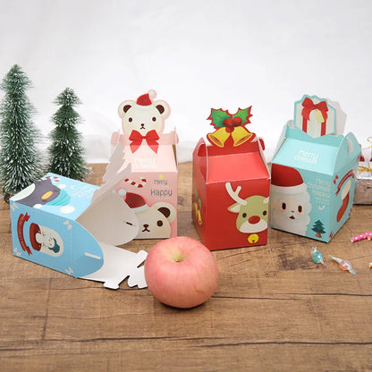 Christmas Cute Christmas Tree Bear Snowman Paper Festival Gift Wrapping Supplies 1 Piece