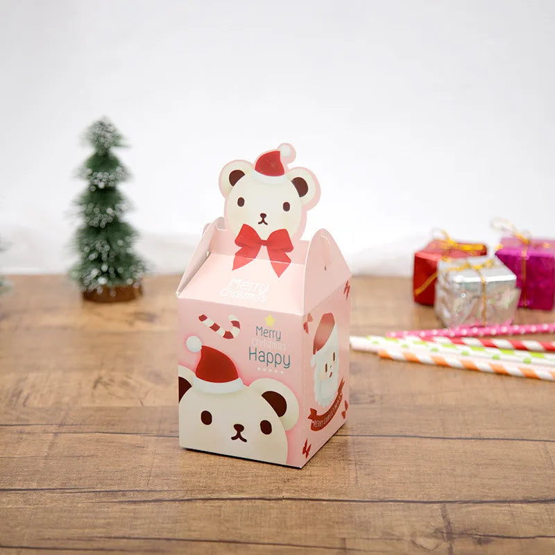 Christmas Cute Christmas Tree Bear Snowman Paper Festival Gift Wrapping Supplies 1 Piece