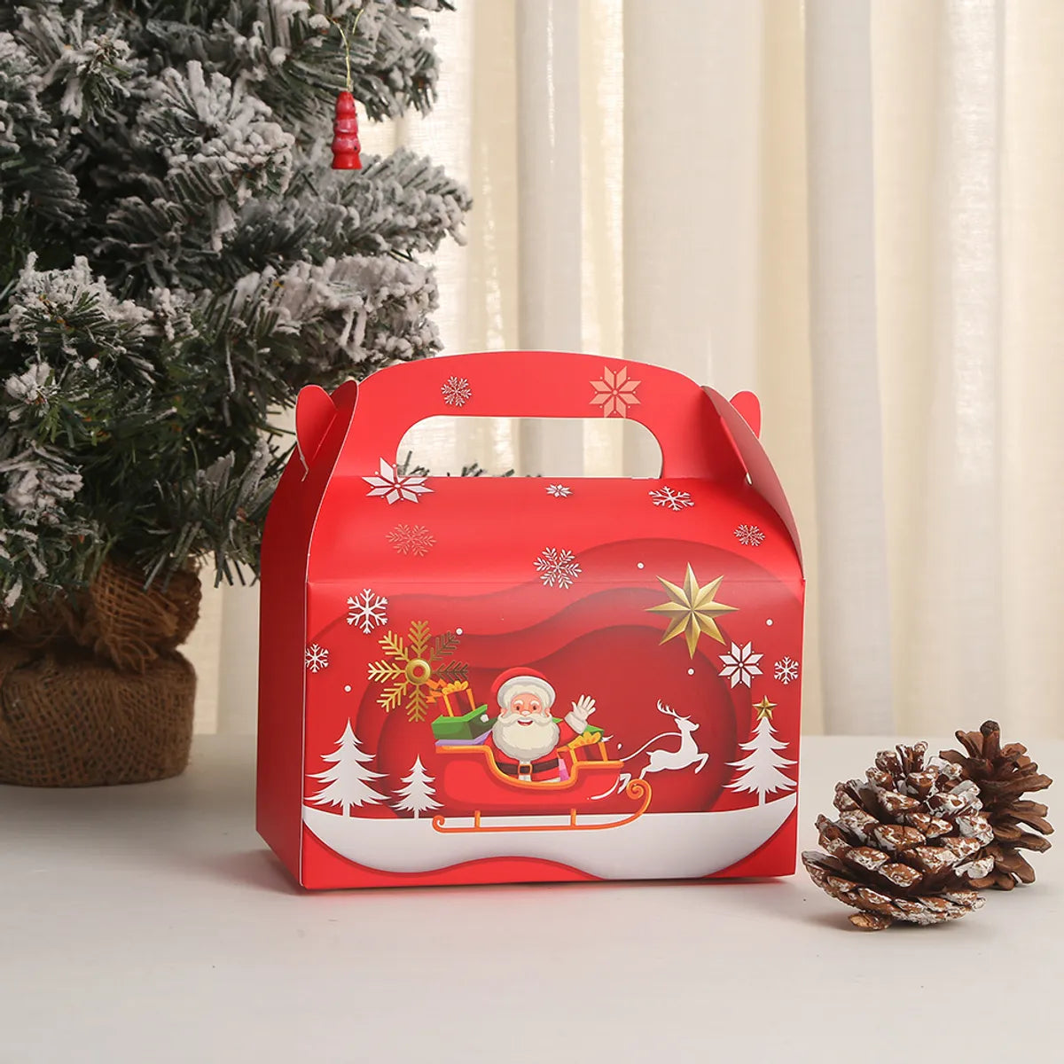 Christmas Cute Christmas Tree Santa Claus Elk Paper Festival Gift Wrapping Supplies