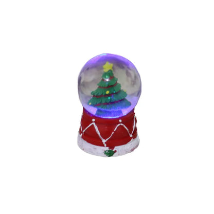 Christmas Cute Christmas Tree Santa Claus Glass Ornaments