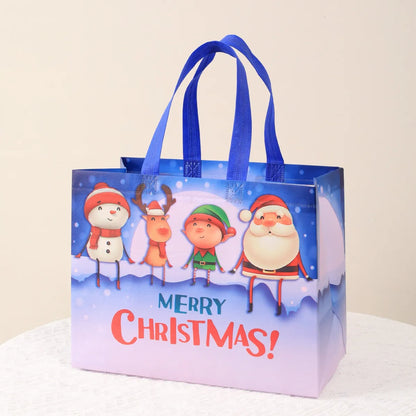 Christmas Cute Christmas Tree Santa Claus Letter Nonwoven Party Festival Gift Bags