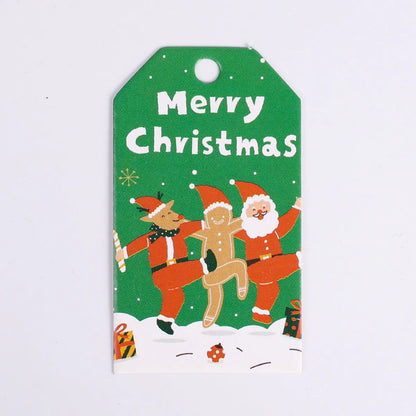 Christmas Cute Christmas Tree Santa Claus Snowman Paper Party Festival Gift Wrapping Supplies