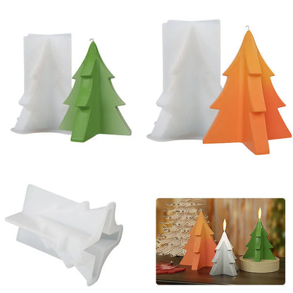 Christmas Cute Christmas Tree Silica Gel Kitchen Molds Bakeware 1 Piece