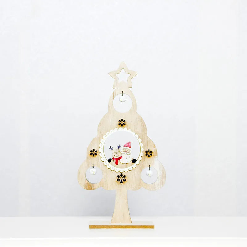 Christmas Cute Christmas Tree Wood Party Ornaments