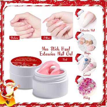 Christmas Cute Color Block Glue Nail Polish 1 Piece