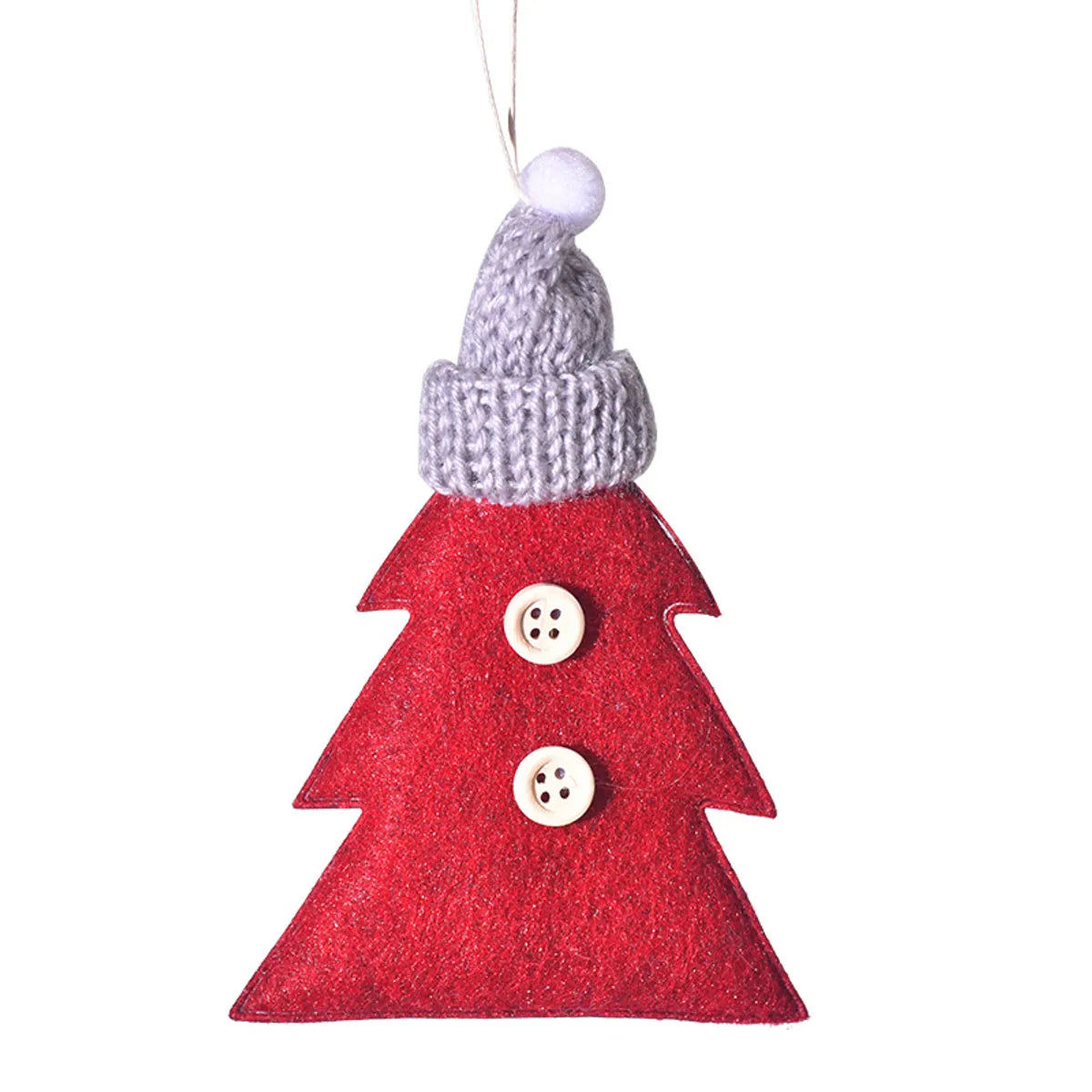 Christmas Cute IG Style Christmas Hat Star Nonwoven Party Festival Hanging Ornaments