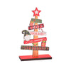 Christmas Cute IG Style Christmas Tree Letter Wood Party Festival Ornaments