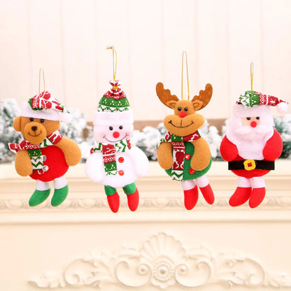 Christmas Cute Santa Claus Cloth Festival Decorative Props