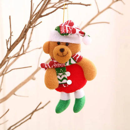 Christmas Cute Santa Claus Cloth Festival Decorative Props