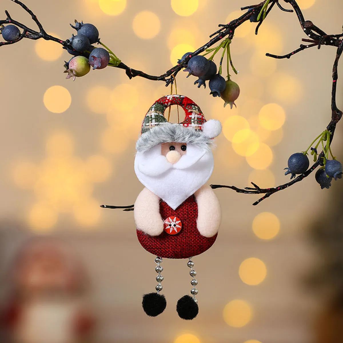 Christmas Cute Santa Claus Cloth Festival Decorative Props