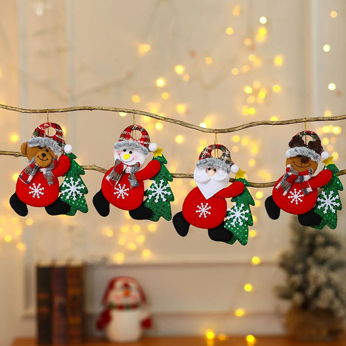 Christmas Cute Santa Claus Cloth Festival Decorative Props