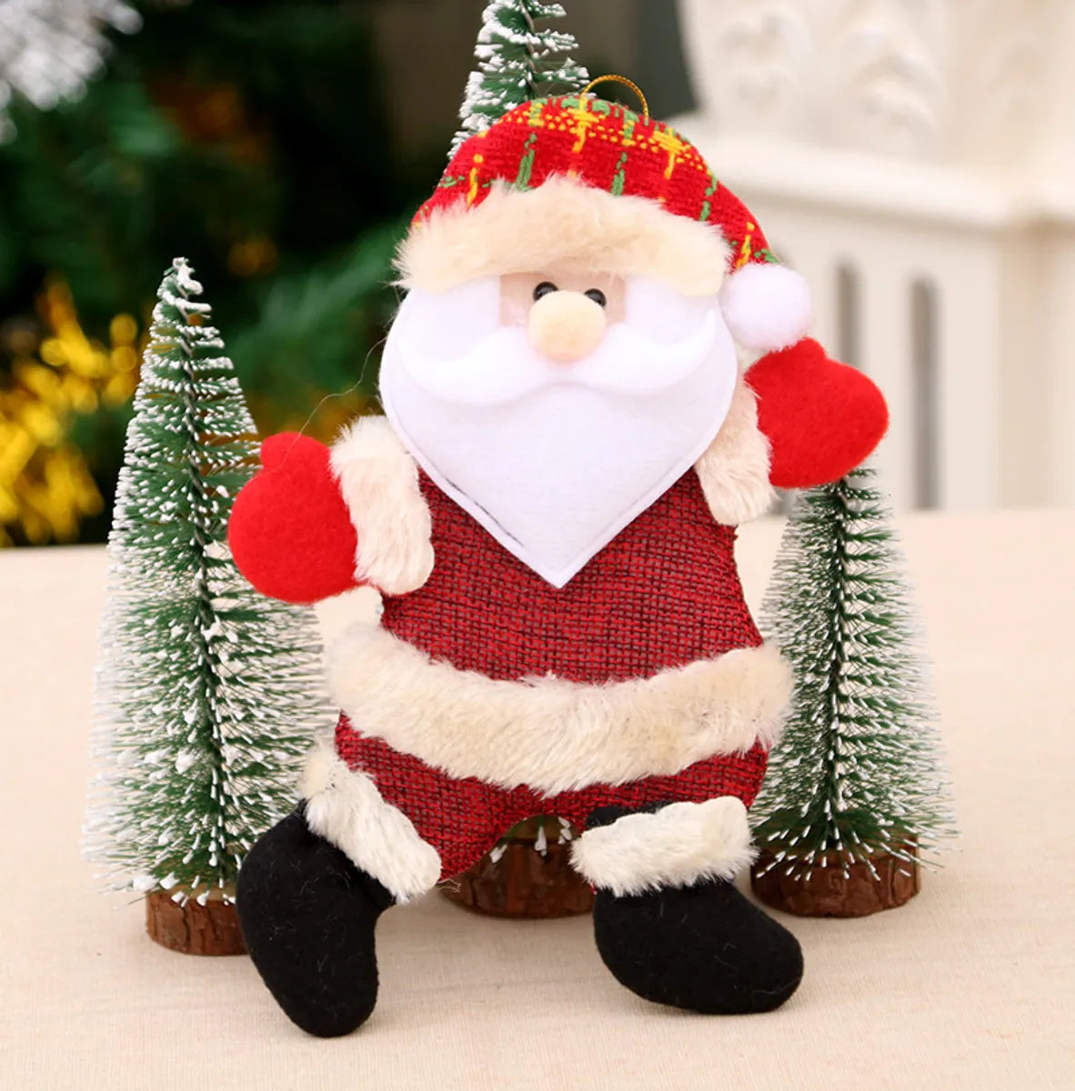 Christmas Cute Santa Claus Cloth Festival Decorative Props