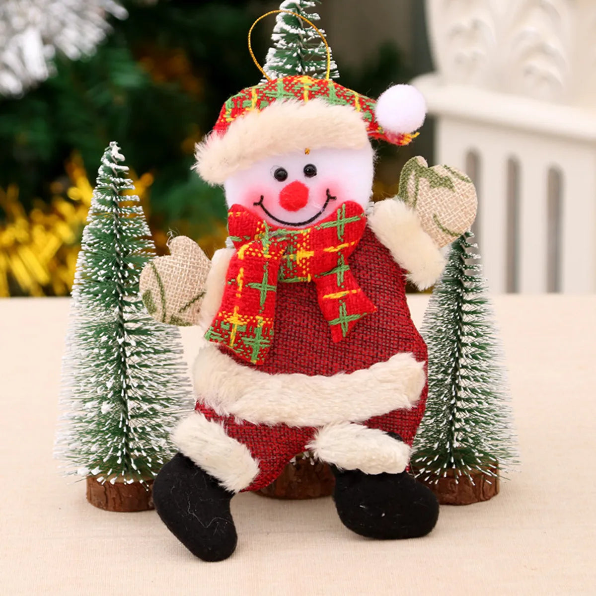 Christmas Cute Santa Claus Cloth Festival Decorative Props