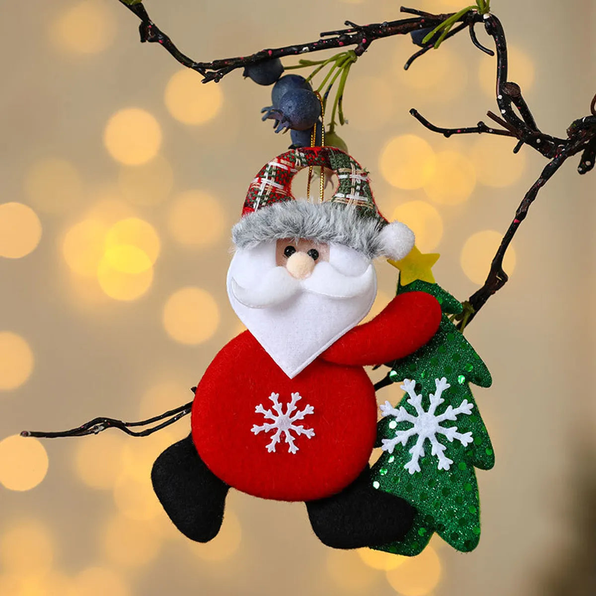 Christmas Cute Santa Claus Cloth Festival Decorative Props