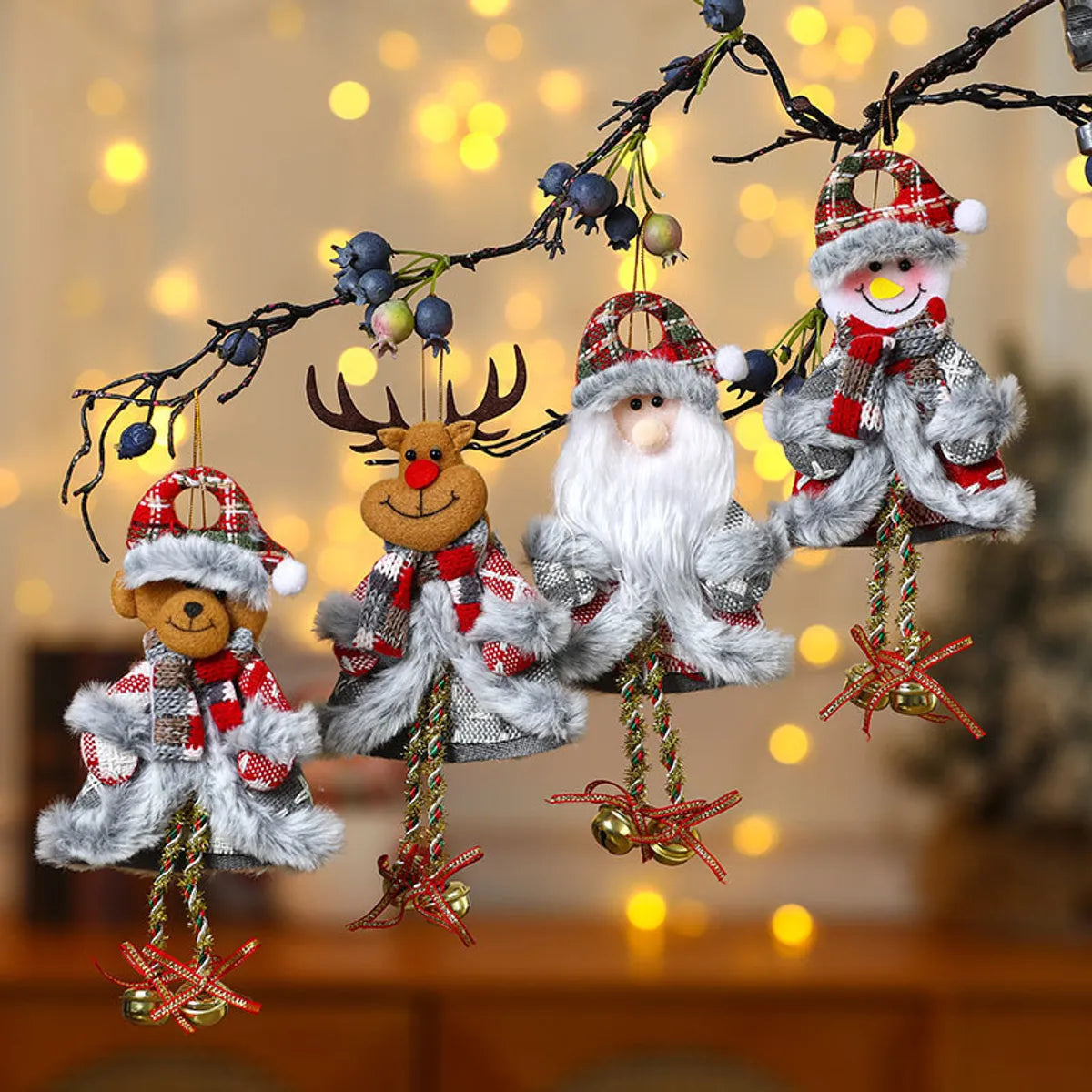 Christmas Cute Santa Claus Cloth Festival Decorative Props