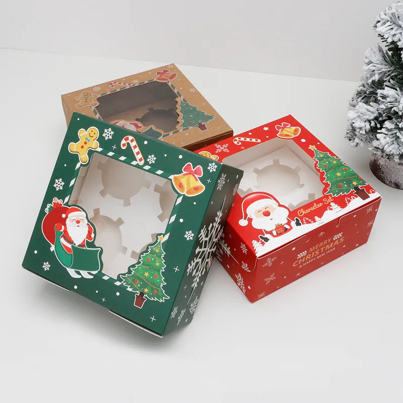 Christmas Cute Santa Claus Paper Christmas Party Gift Wrapping Supplies