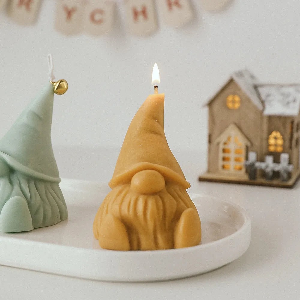 Christmas Cute Santa Claus Paraffin Party Candle 1 Piece