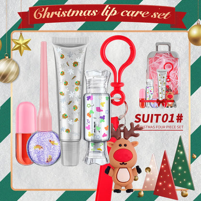 Christmas Cute Santa Claus Plastic Lip Gloss