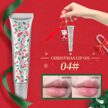 Christmas Cute Santa Claus Plastic Lip Gloss