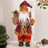 Christmas Cute Santa Claus PVC Plastic Party Doll