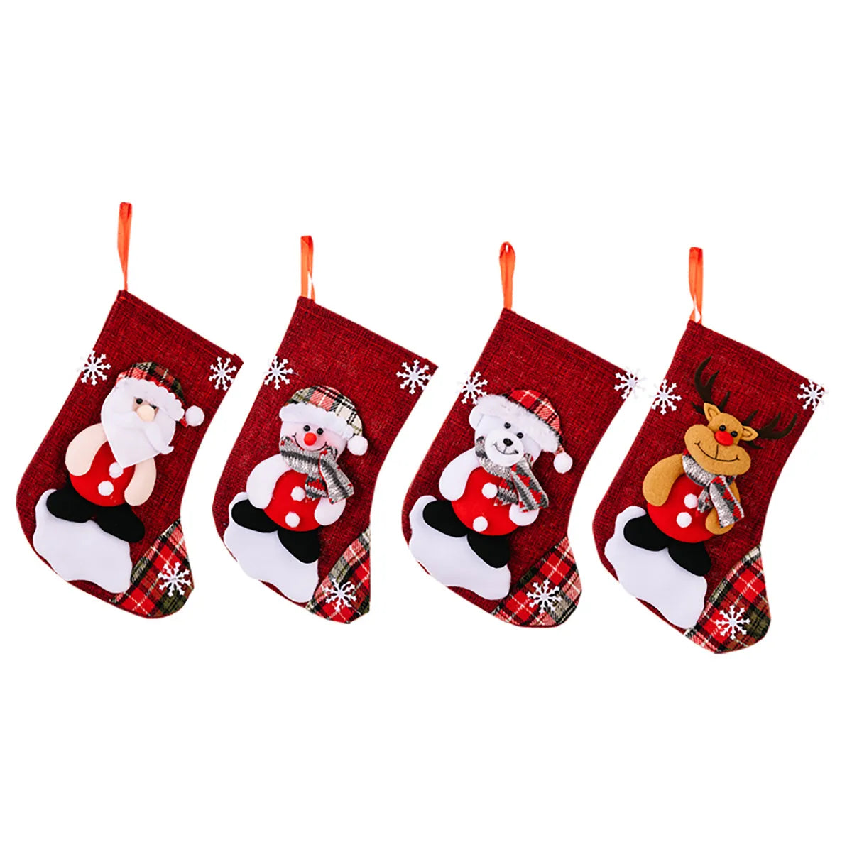 Christmas Cute Santa Claus Snowman Cloth Party Christmas Socks