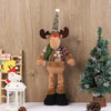 Christmas Cute Santa Claus Snowman Elk Cloth Party Doll Ornaments