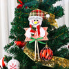 Christmas Cute Santa Claus Snowman Elk Cloth Party Festival Hanging Ornaments