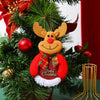 Christmas Cute Santa Claus Snowman Elk Cloth Party Festival Hanging Ornaments