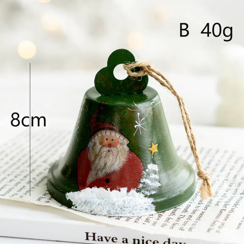 Christmas Cute Santa Claus Snowman Iron Party Hanging Ornaments