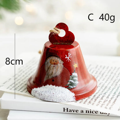 Christmas Cute Santa Claus Snowman Iron Party Hanging Ornaments