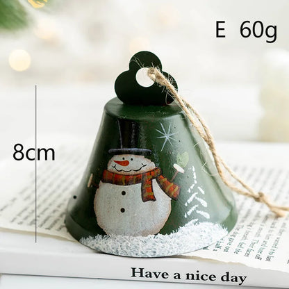 Christmas Cute Santa Claus Snowman Iron Party Hanging Ornaments