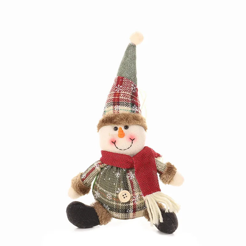 Christmas Cute Simple Style Santa Claus Snowman Elk Party Festival Doll