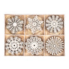 Christmas Cute Snowflake Wood Party Festival Hanging Ornaments