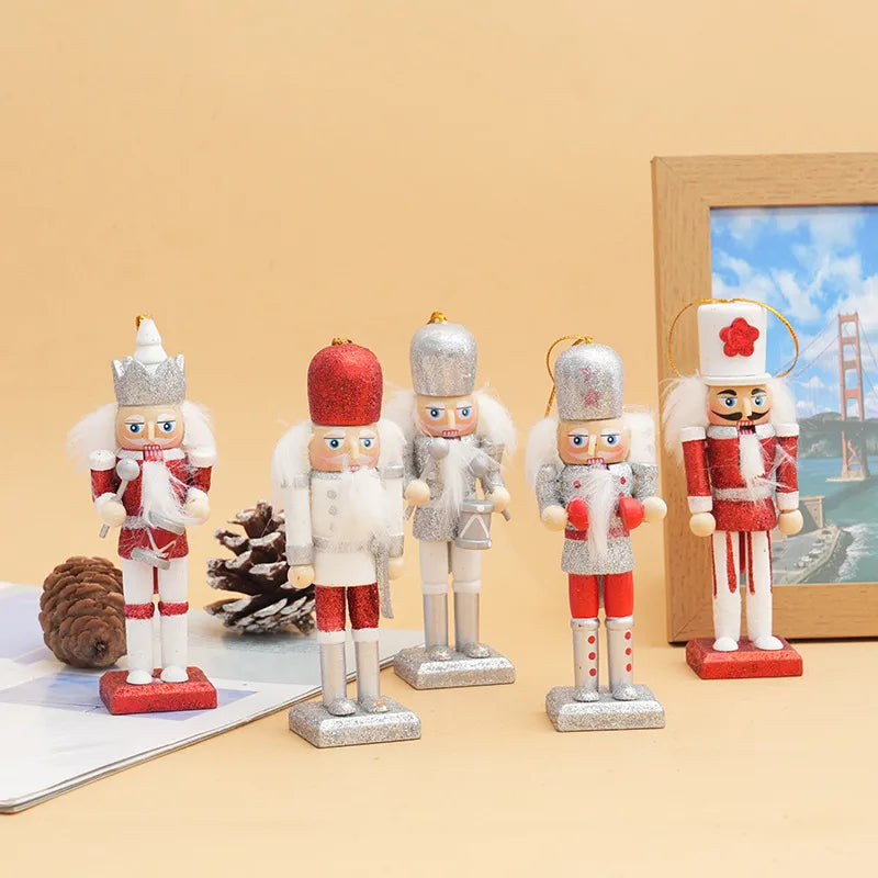 Christmas Cute Soldier Wood Party Festival Ornaments