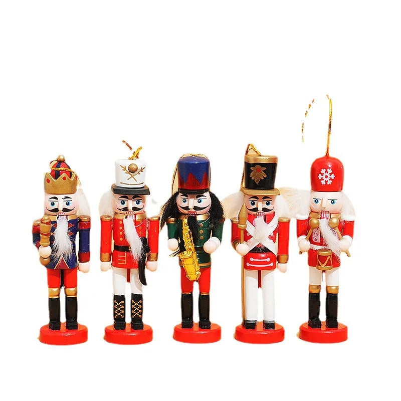 Christmas Cute Soldier Wood Party Festival Ornaments